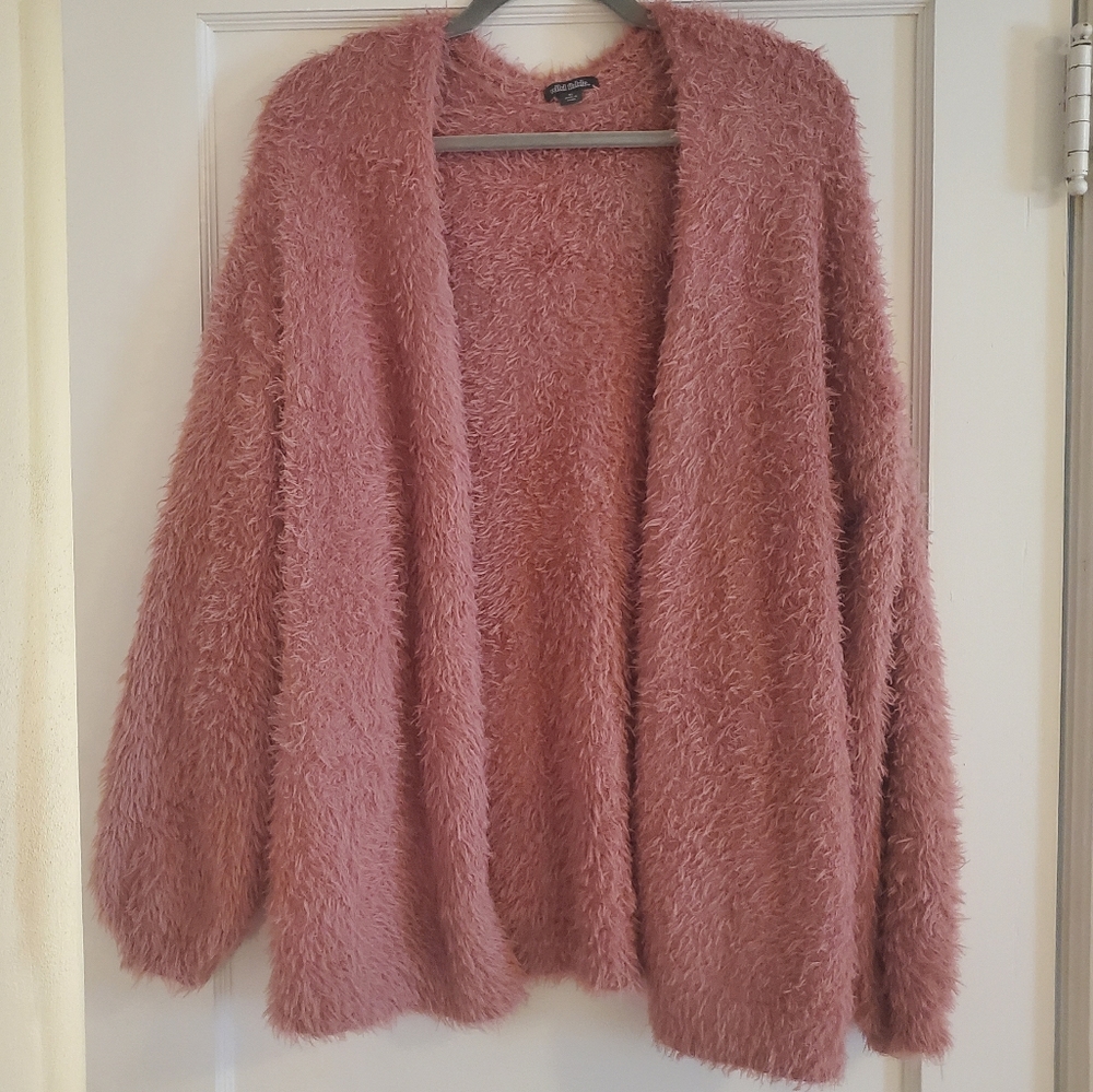 Cozy fuzzy cardigan